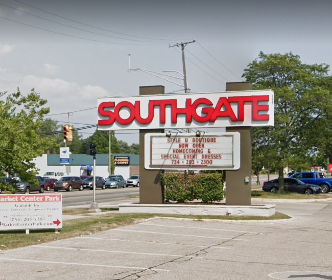 Southgate Shopping Center - Current Sign (newer photo)